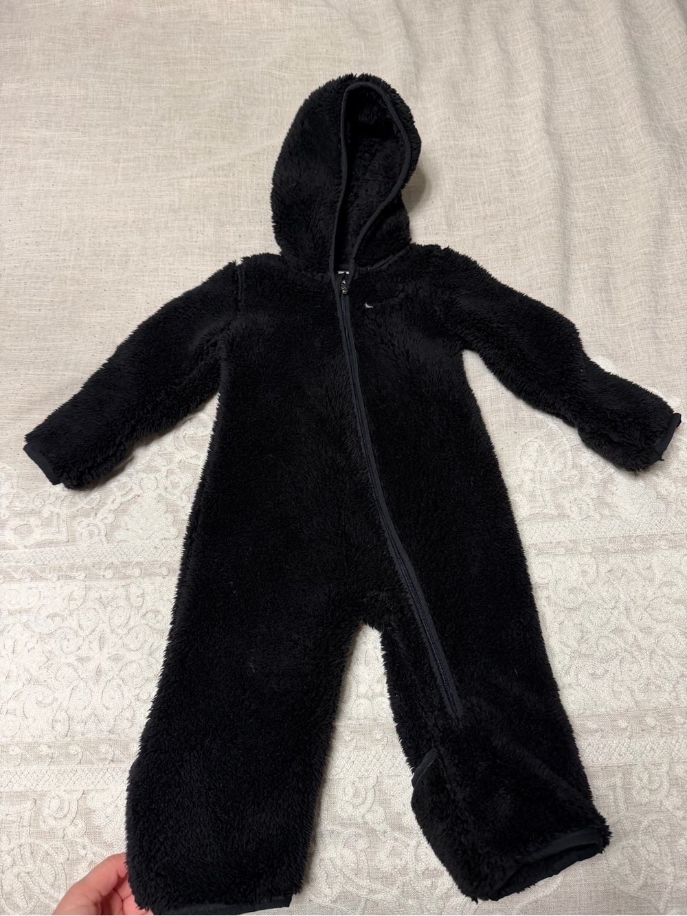 Nike Black Fleece Hooded Footie for Kids